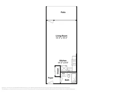 a floor plan of a house at Continental 107 in Panama City Beach