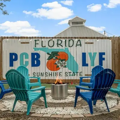 March Sale! Walk to Beach - Large Private Yard - Fire Pit - Dog Friendly