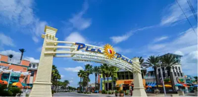 a ride at a theme park with a roller coaster at New Listing: Water Views, Beach, West end near 30A in Panama City Beach