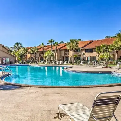 Walk to Beach and Restaurants PCB Resort Condo!