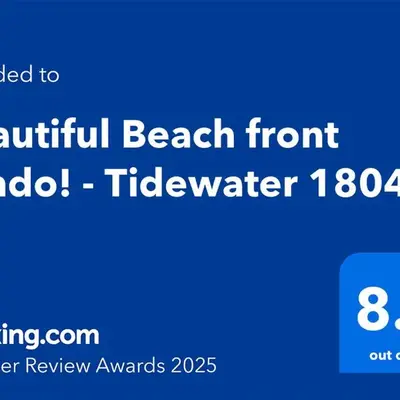 Beautiful Beach front condo! - Tidewater 1804