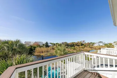 a view from the balcony of a unit at All Decked Out on PCB in Panama City Beach