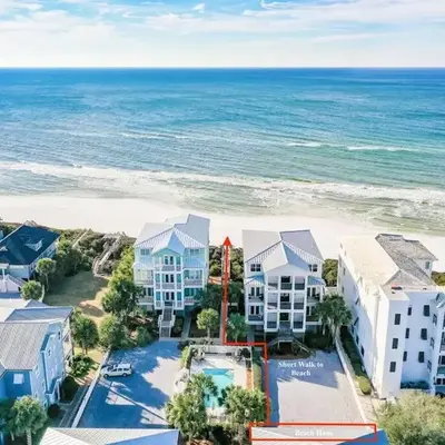 Gulf Side Condo Seagrove Beach Community Pool