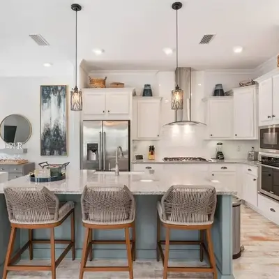30A Top Rated! Heated Resort Pool+Golf Cart+Bikes+Bunks+Beach Gear