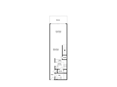 a floor plan of a proposed apartment building at Edgewater Villa #121 in Panama City Beach