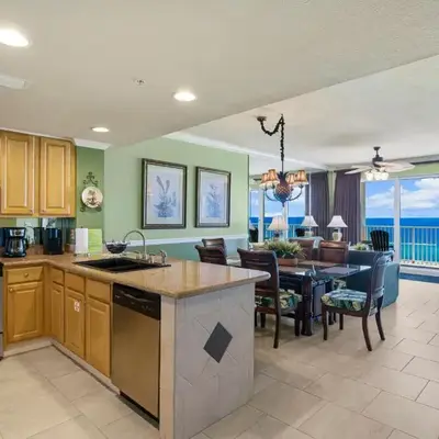Beachfront Bliss Luxe 3BR Condo at Marisol Complex
