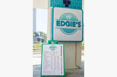 a sign for aebles on the side of a building at Edgewater Villa 0903 'Heron Landing' in Panama City Beach