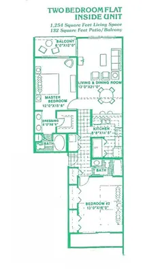 a black and white floor plan of a house at Edgewater Villa 3005 'Paradise Palms' in Panama City Beach