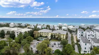 an aerial view of a resort with the ocean at SunDune on 30A in Santa Rosa Beach