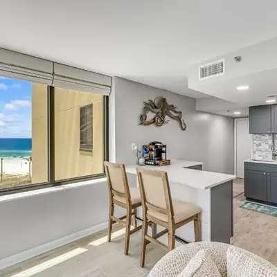 Newly Completely Renovated Beach Condo at Sunbird Resort! Free Beach Chair and Umbrella Service! by Dolce Vita Getaways!
