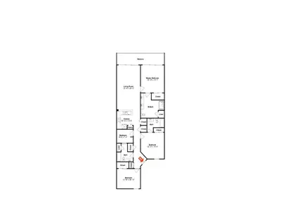 a floor plan of a house at Majestic Beach Towers I #2302 in Panama City Beach
