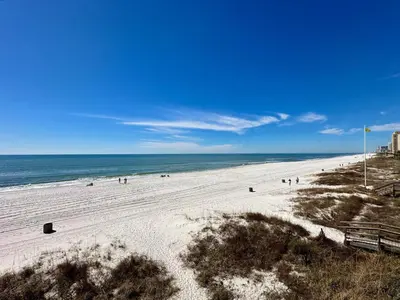 a view of a beach with people on it at Gulfgate 301 in Panama City Beach