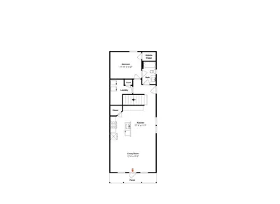 a floor plan of a house at Ocean Pearl Villa in Panama City Beach