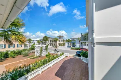 a view from the balcony of a house at Relax Awhile - Carriage House in Panama City Beach