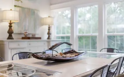a bowl of food on a table in a kitchen at Shores Fun by Oversee 30A in Seacrest