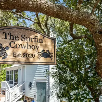Surfing Cowboy by Oversee 30A