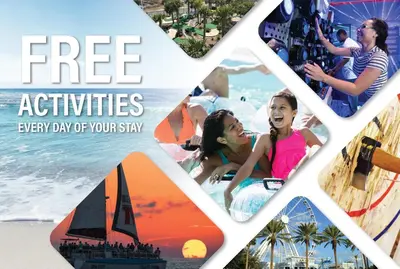 a collage of photos of people at the beach at Edgewater Golf Villa 707 in Panama City Beach