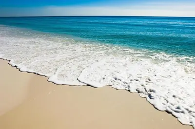an image of the beach with the ocean at Julia's Carriage House in Rosemary Beach