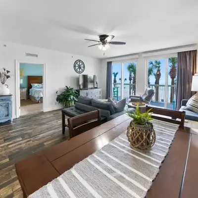 Calypso 209E 2nd floor Corner Unit 2 BR direct beach front
