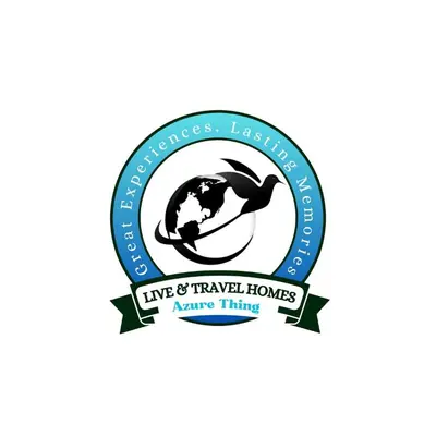 a logo for the lives of travel homes anytime thing at Spring Break! Heated Pool, Walk 2 Beach, Sleeps 14 in Panama City Beach