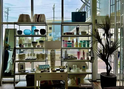 a room with shelves with items on them at Sterling Breeze 401 in Panama City Beach