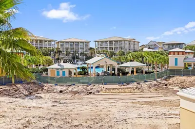 a view of the resort from the beach at Seacrest Beach Gem with Shared Pool and Game Room in Seacrest