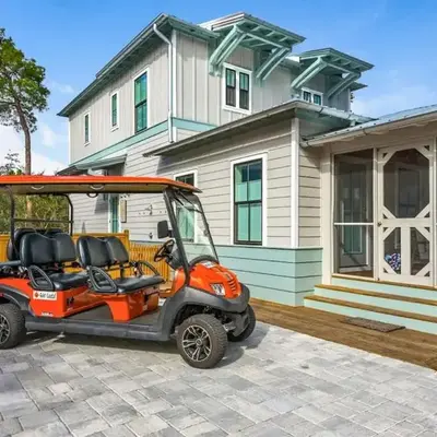 Goin' Coastal Pet Friendly 6-Seater Golf Cart