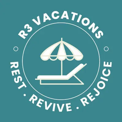 a sign with an umbrella and the text vacation revives return at R3 at Lake Powell near Panama City Beach and 30A in Panama City Beach