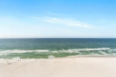 a view of the ocean from a beach at Watercrest 1405 - Crystal-Gulf Overlook - Sleeps 8 in Panama City Beach