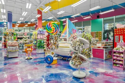 a toy store with a lot of toys in it at Splash Beach Resort by Panhandle Getaways in Panama City Beach