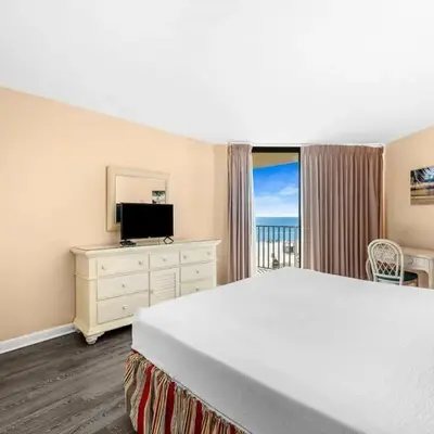 East-End PCB Condo with Gulf Views & Beach Access