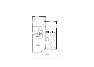 a floor plan of a house at Lion On The Beach in Panama City Beach