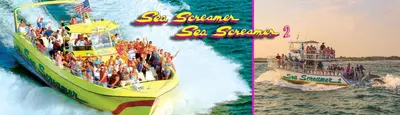 a group of people on a boat in the water at Nothin But Time by Beach Haven Vacation Rentals in Panama City Beach