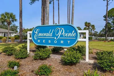 a sign for a motel pendulum resort at The Love Shack (2/2) in Panama City Beach