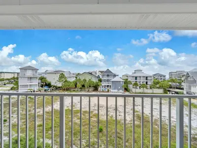 a view from the balcony of a unit with condos at Beachside Villas 1131 in Santa Rosa Beach