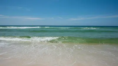 a beach with the ocean in the background at Hidden Beach 201 in Santa Rosa Beach