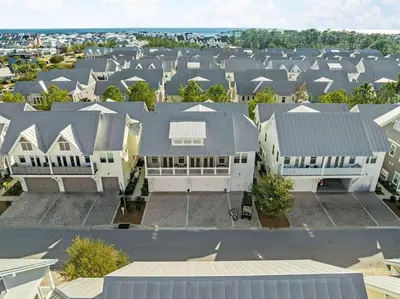 an aerial view of a large building at Lovely Day on 30A in Inlet Beach