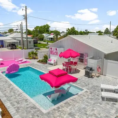 Pink Prerogative Beach Bungalow with Private Pool
