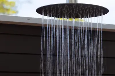 a shower with a bunch of water hanging from it at New 30A Retreat Beach Access Hot Tub & Guest Suite in Seacrest