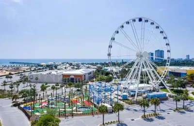 an amusement park with a ferris wheel at The Emerald Nest in Panama City Beach