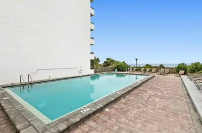 a swimming pool on top of a building at Book Me Baby! The One at One Seagrove Place in Seagrove Beach