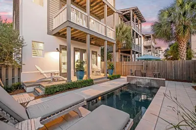 an image of a house with a swimming pool at North Winston Villa in Inlet Beach