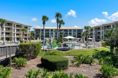 a resort with a swimming pool and a resort at High Pointe Resort Unit 44E in Inlet Beach