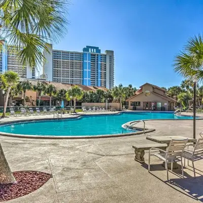 Walk to Shore Getaway with Resort Perks in PCB!