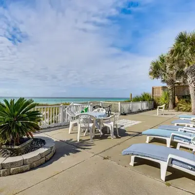Steps to Sand! PCB Haven with Furnished Outdoor Area