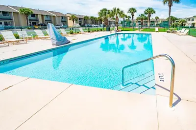 a swimming pool at a resort at Sea This Way in Panama City Beach