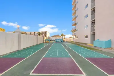 an empty basketball court in an apartment building at The Summit 524 in Panama City Beach