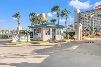 a small building in the middle of a street at The Summit 524 in Panama City Beach