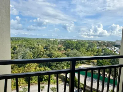 a view from the balcony of a condo at Origins at Seahaven 819 in Panama City Beach