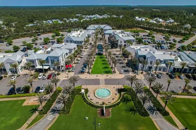 an aerial view of a resort with a park at Inlet Dunes 105 l Community Pool l Across From The Beach in Inlet Beach